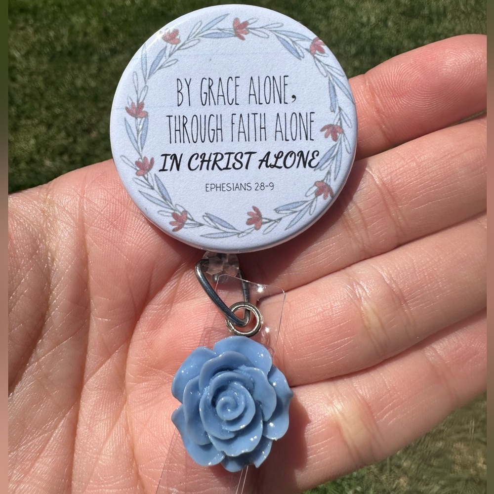 Bible Christian Quote Retractable Badge Holder Lanyard